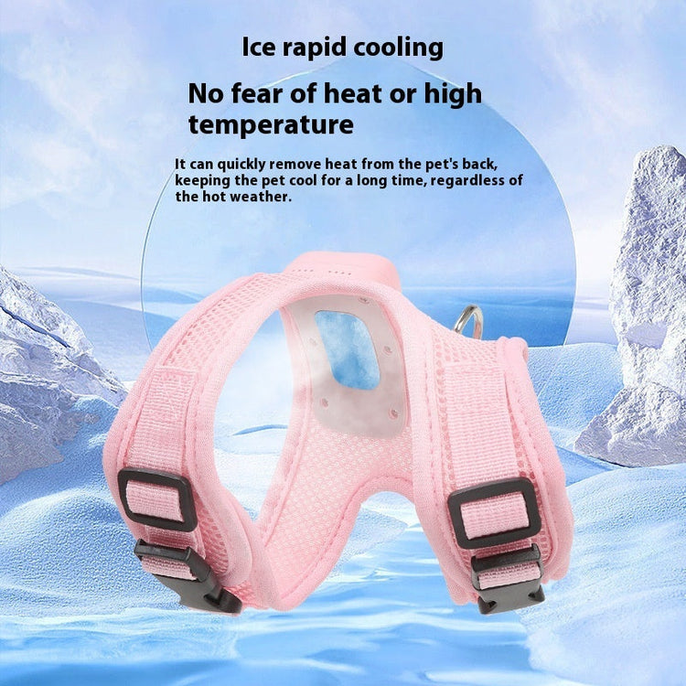 Pets Dog Vest Chest Strap Harness Air Conditioner Cooling And Breathable With Air Conditioner Pet Products